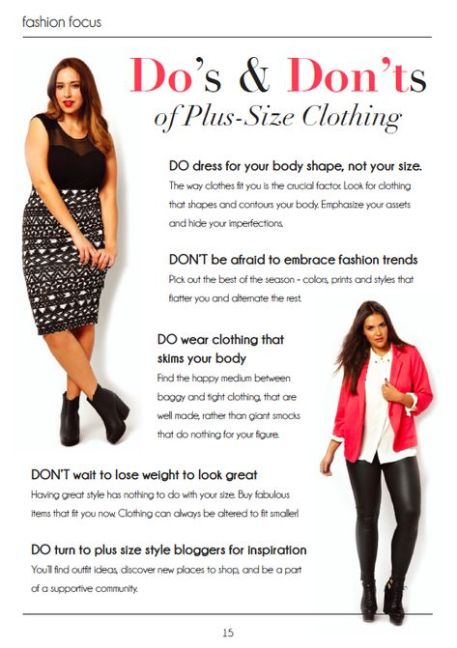 Petite and Plus Size Fashion Advice